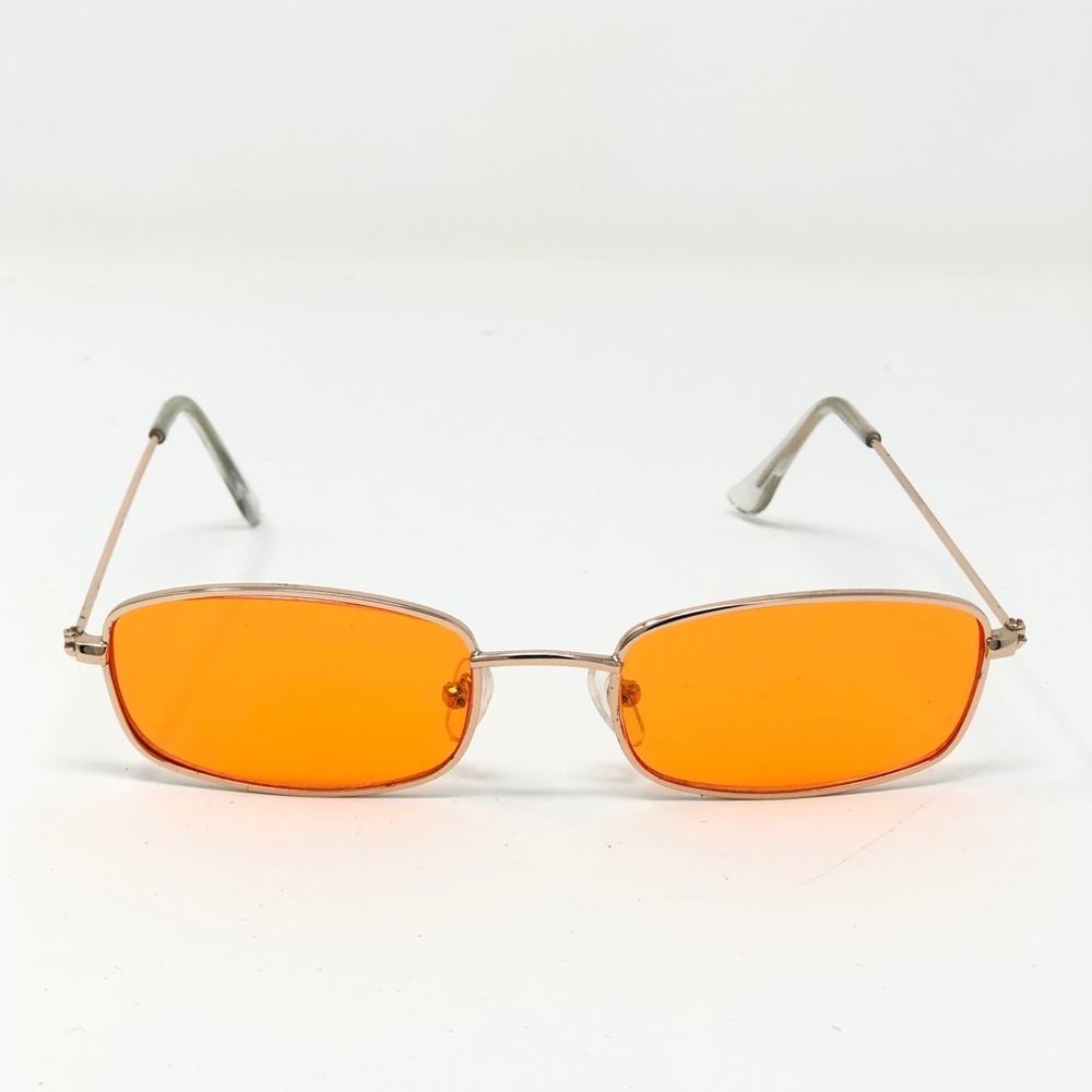 Orange 90s Style Sunglasses